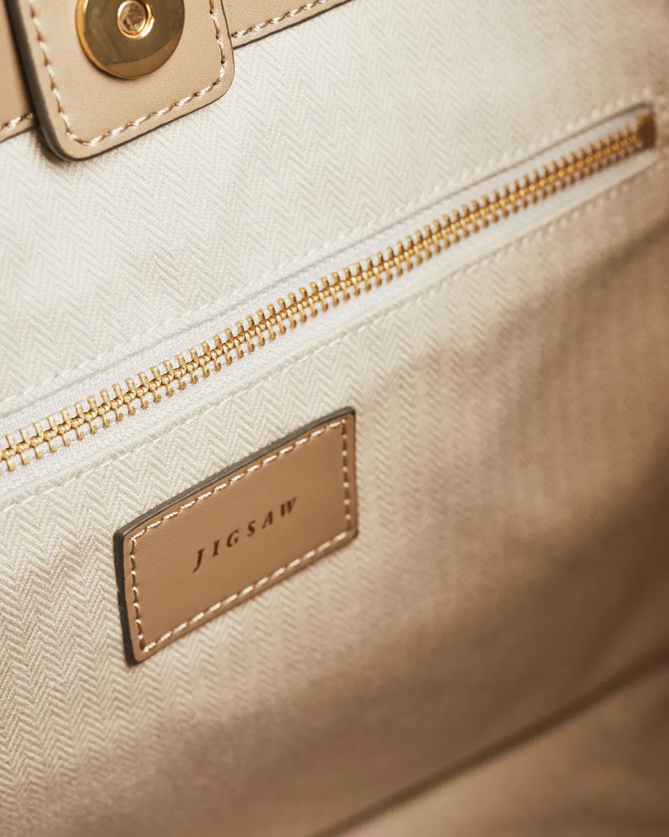 Heckfield Suede Slouch Bag | Acorn sold by Jigsaw product image thumbnail 4