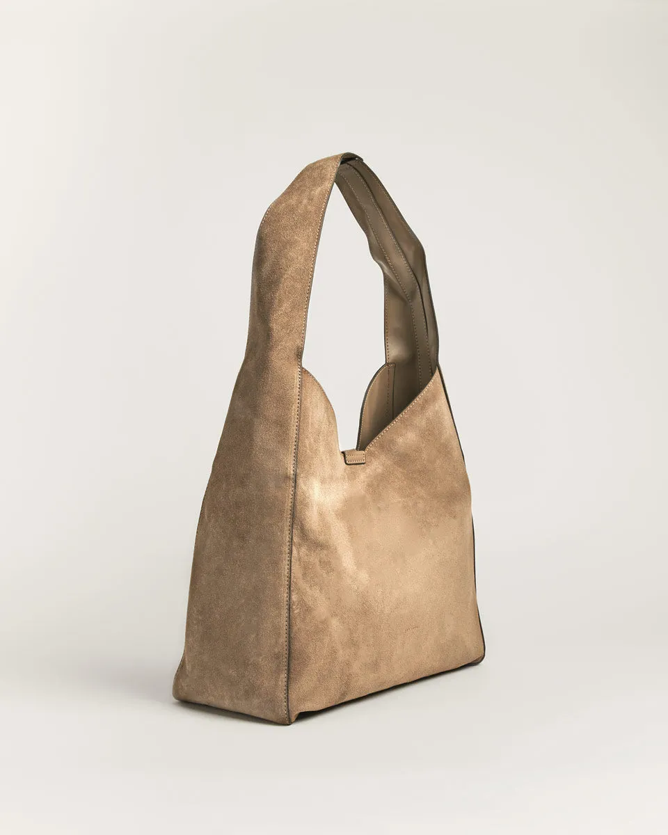 Heckfield Suede Slouch Bag | Acorn sold by Jigsaw product image thumbnail 3