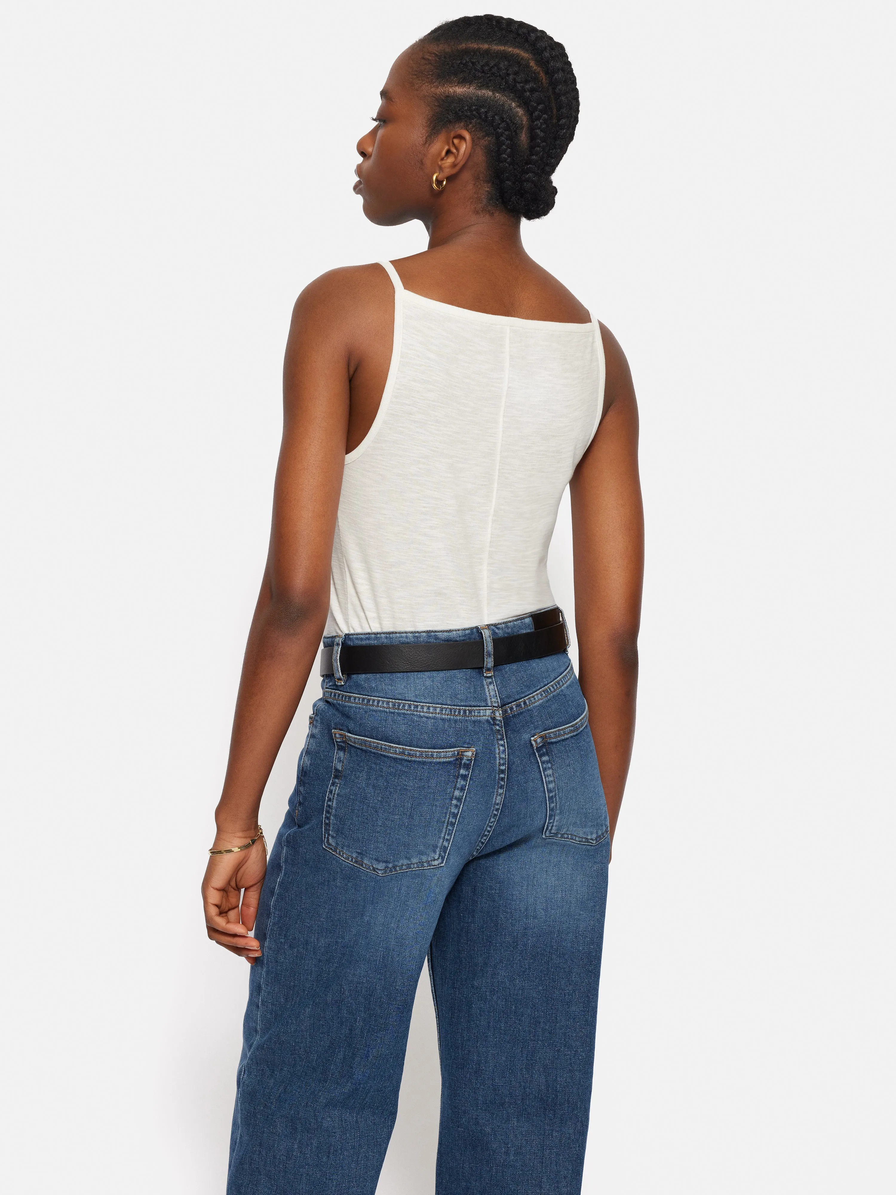 Cotton Luxe Tank | Ivory sold by Jigsaw product image thumbnail 4