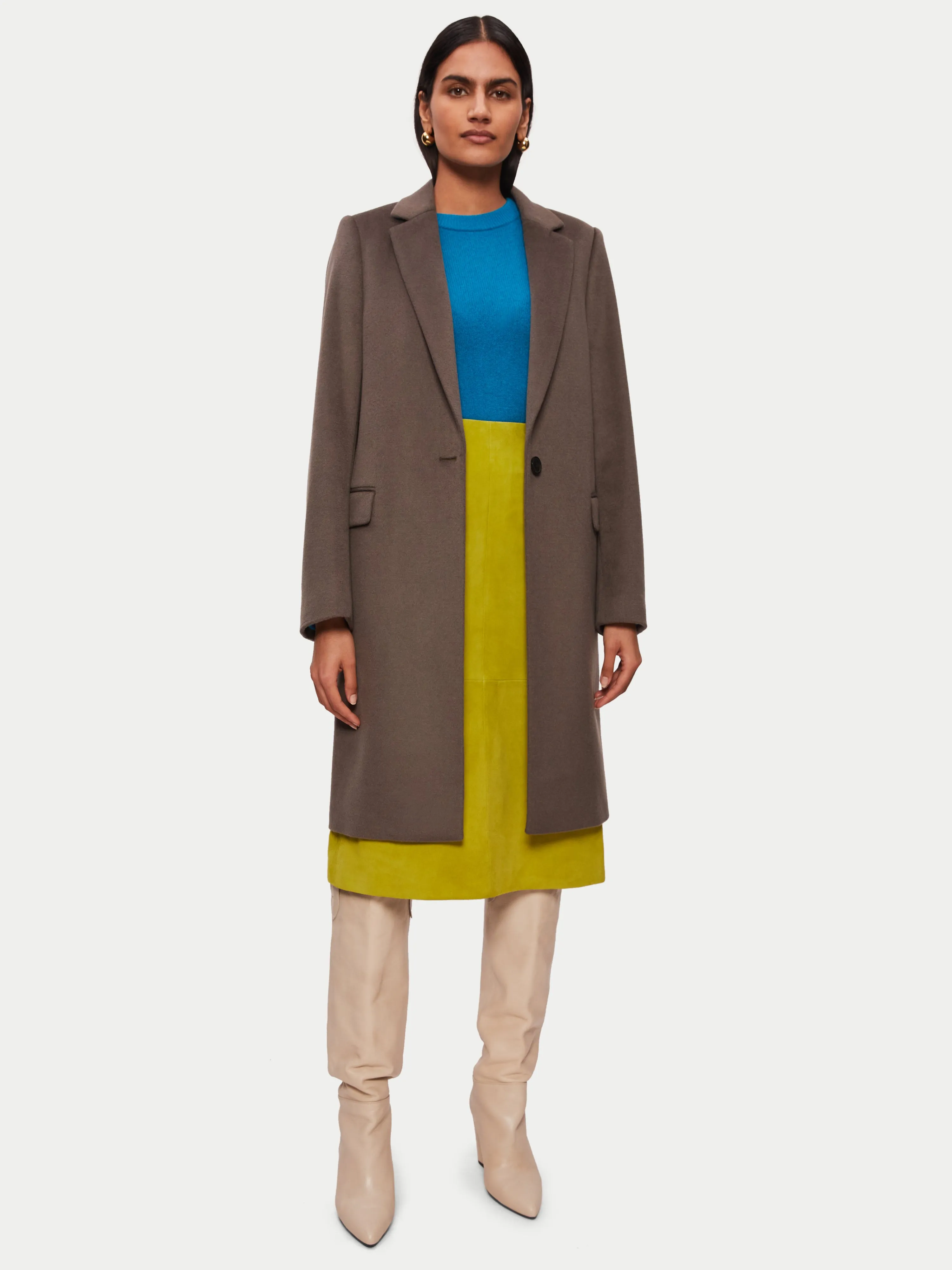 Cloud Cashmere Crew Jumper | Blue sold by Jigsaw product image thumbnail 3