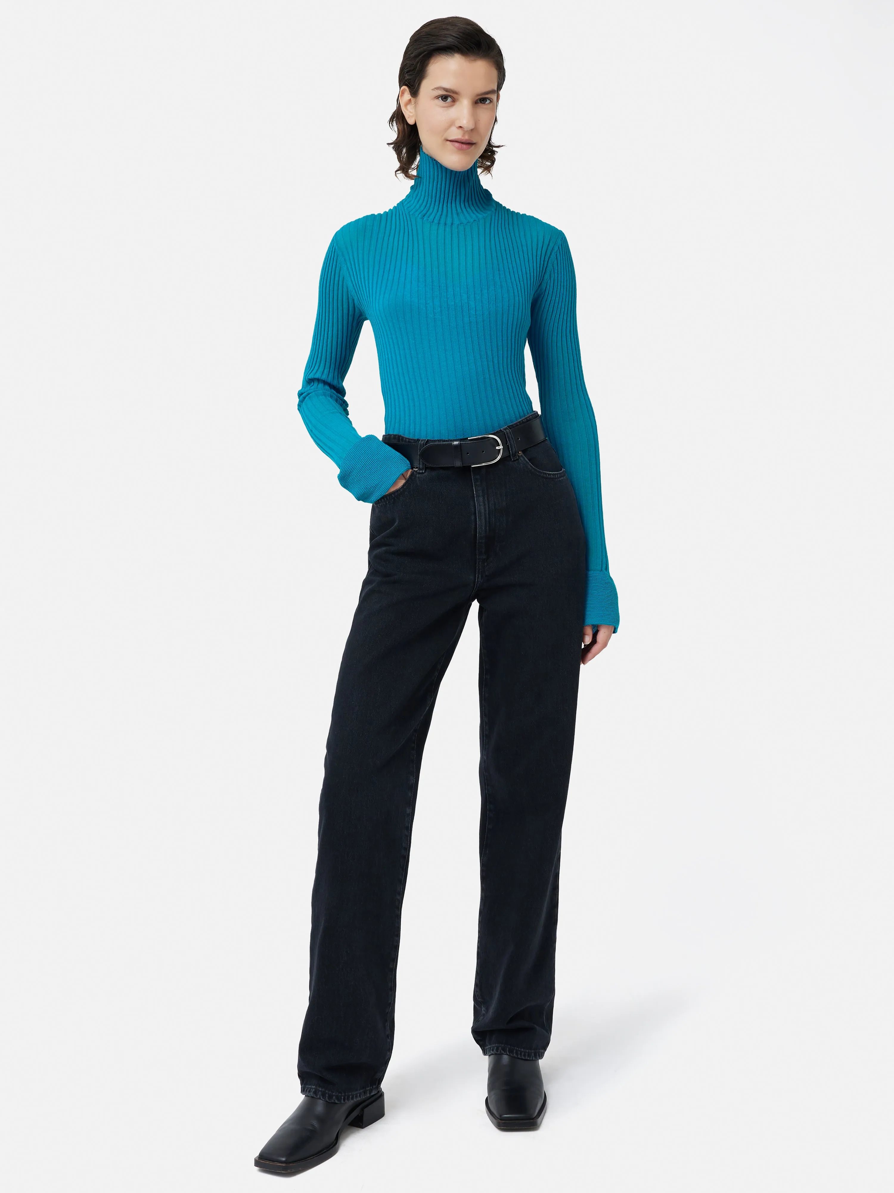 Modal Lace Vest | Deep Ocean sold by Jigsaw product image thumbnail 5