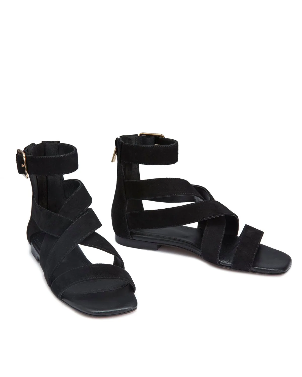 Kaber Suede Strappy Sandal | Black sold by Jigsaw product image thumbnail 2