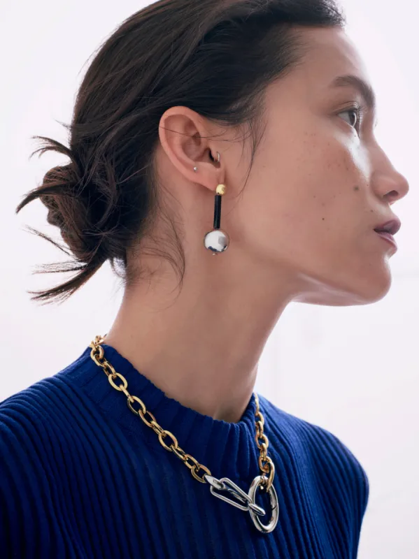 Collagerie Small Ball Earrings | Gold sold by Jigsaw