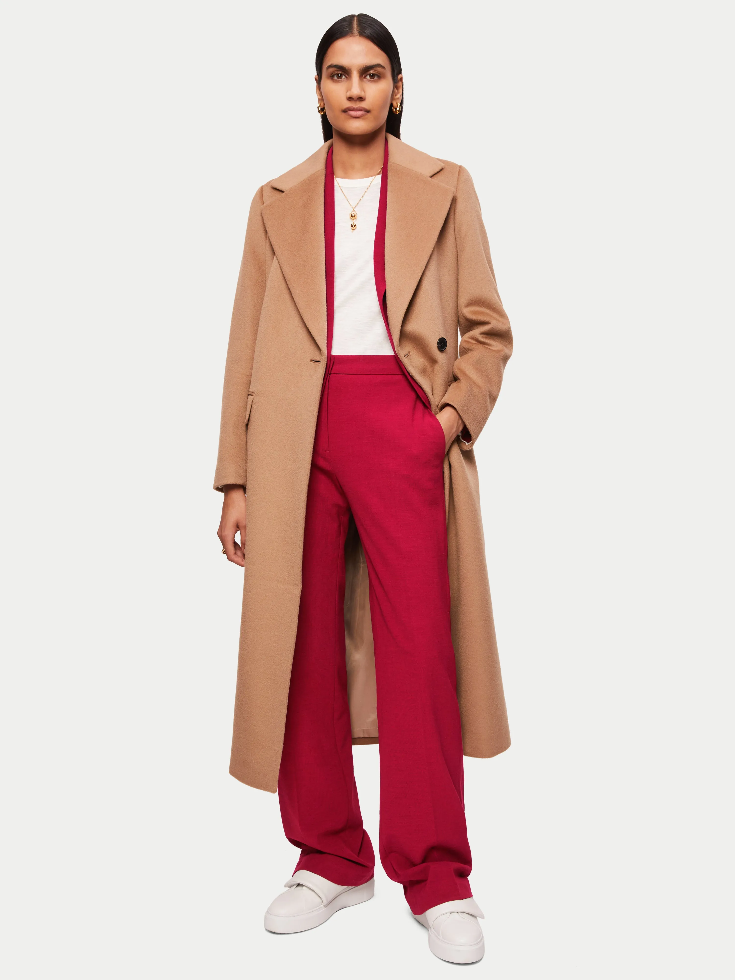 Crosshatch Mason Trouser | Red sold by Jigsaw product image thumbnail 4