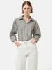 Cotton Poplin Stripe Shirt | Cream sold by Jigsaw