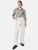 Cotton Poplin Stripe Shirt | Cream sold by Jigsaw