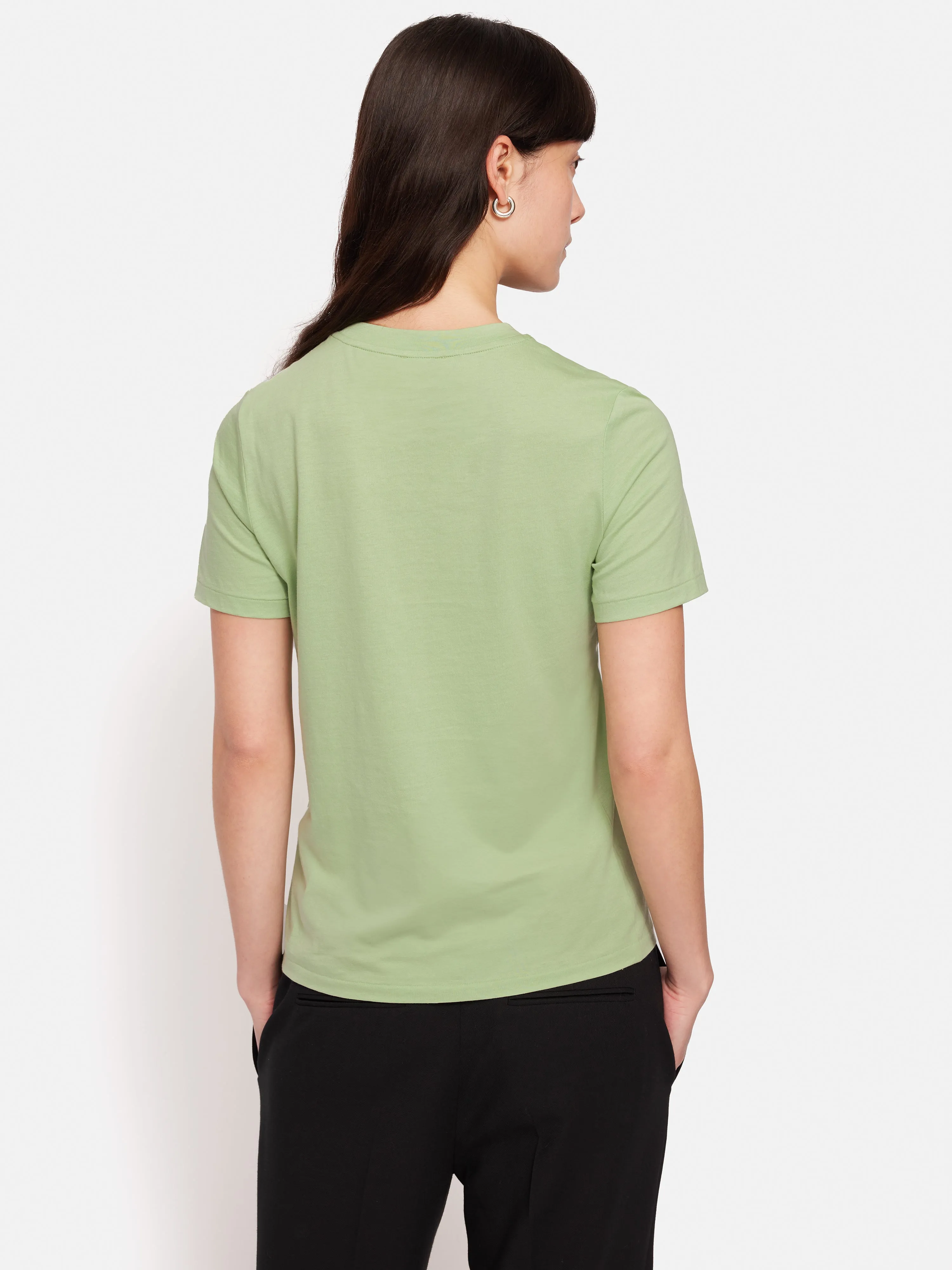 Supima Cotton Crew Neck Tee | Pastel Green sold by Jigsaw product image thumbnail 5