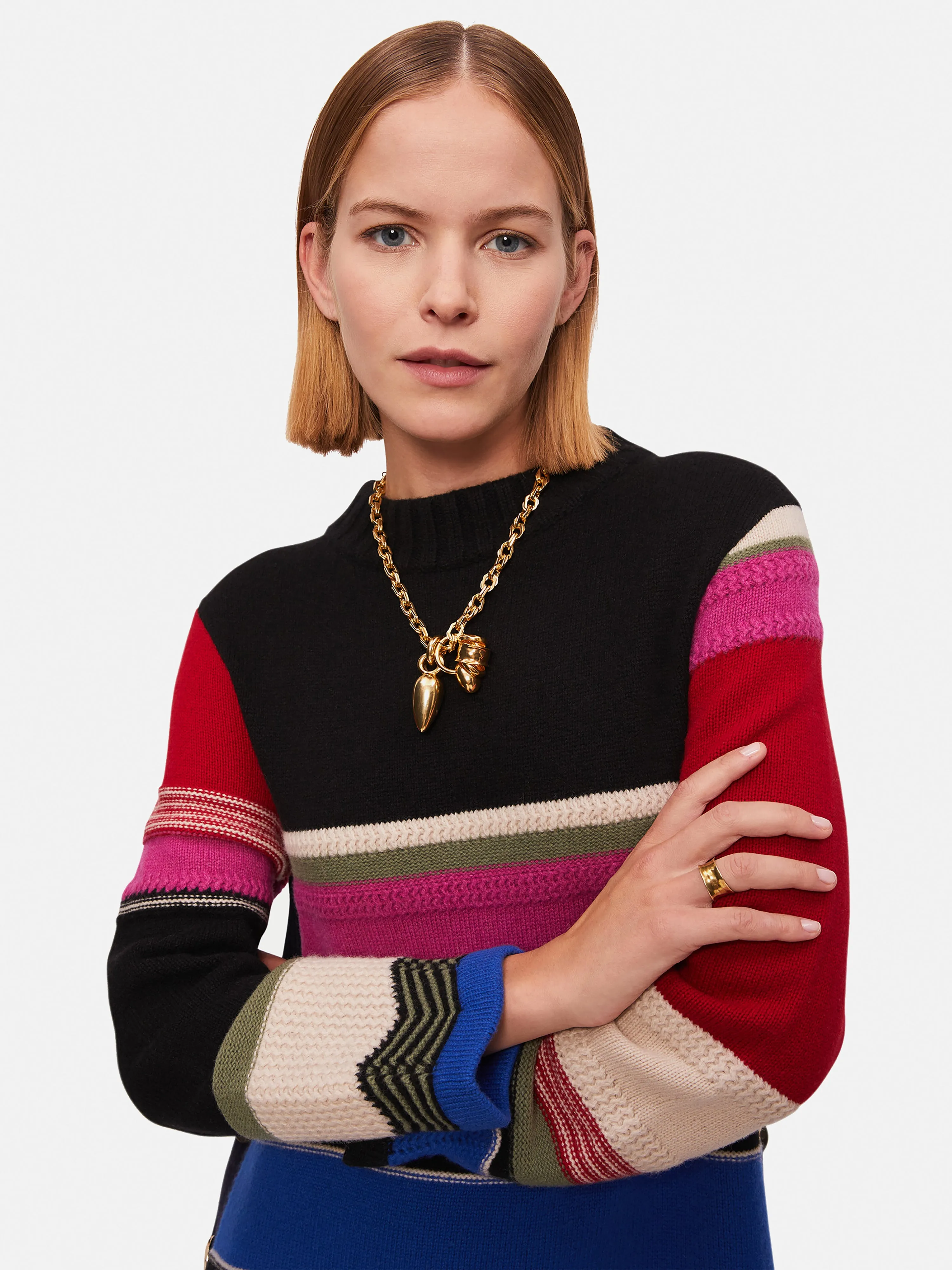 Collagerie Pendant Necklace | Gold sold by Jigsaw product image thumbnail 4