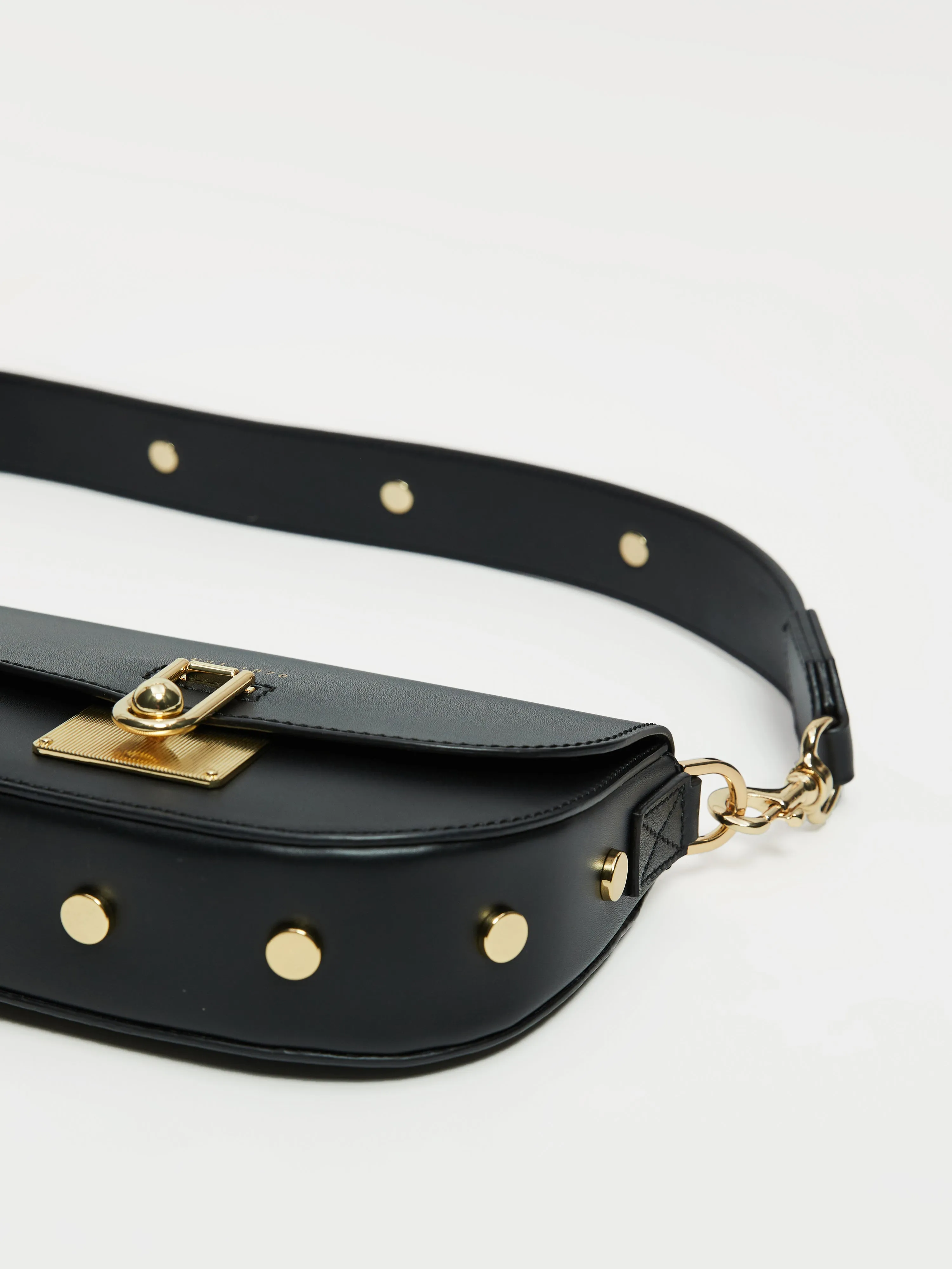 Denbigh Studded Leather Bag | Black sold by Jigsaw product image thumbnail 2
