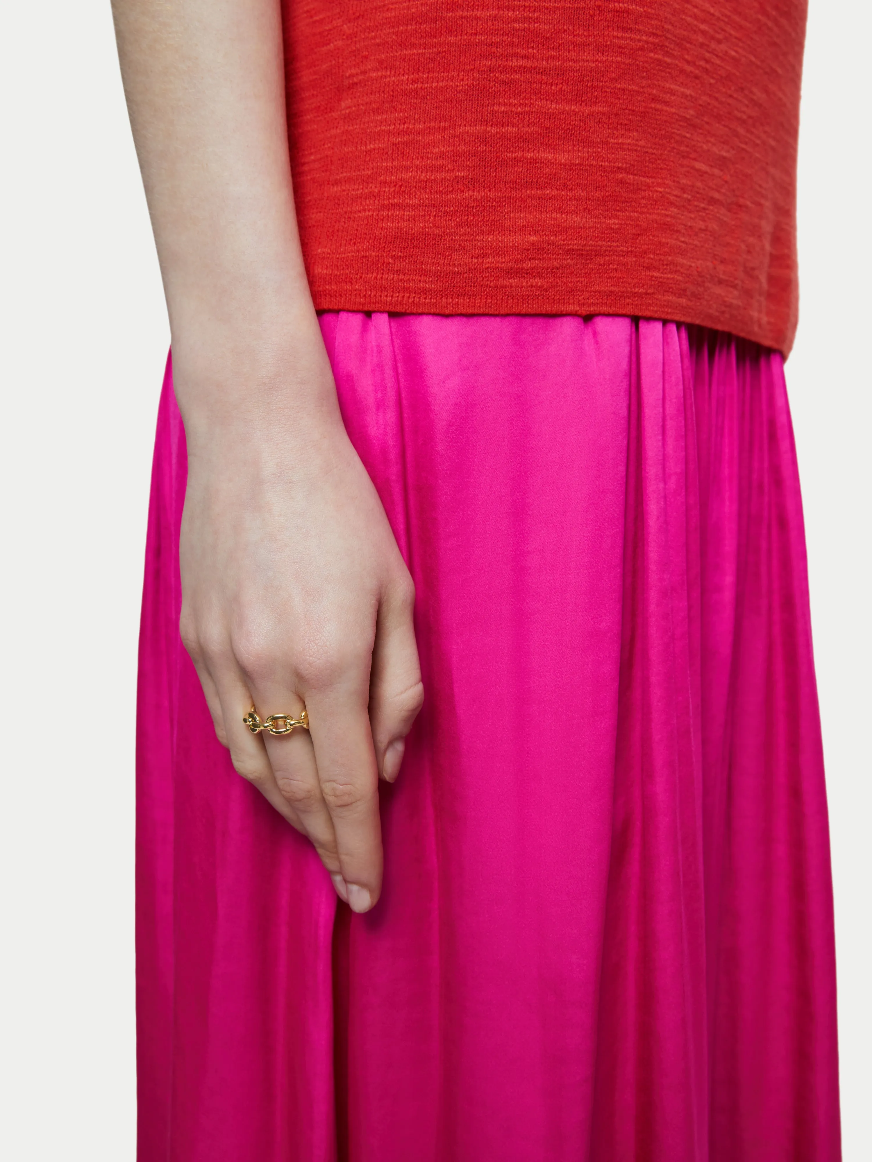 Oval Chain Ring | Gold sold by Jigsaw product image thumbnail 3