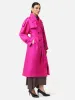 Nelson Silk Trench Coat | Pink sold by Jigsaw