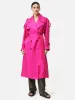 Nelson Silk Trench Coat | Pink sold by Jigsaw