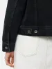 Boxy Denim Trucker Jacket | Washed Black sold by Jigsaw
