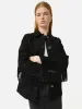 Fringed Suede Jacket | Black sold by Jigsaw