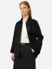 Fringed Suede Jacket | Black sold by Jigsaw