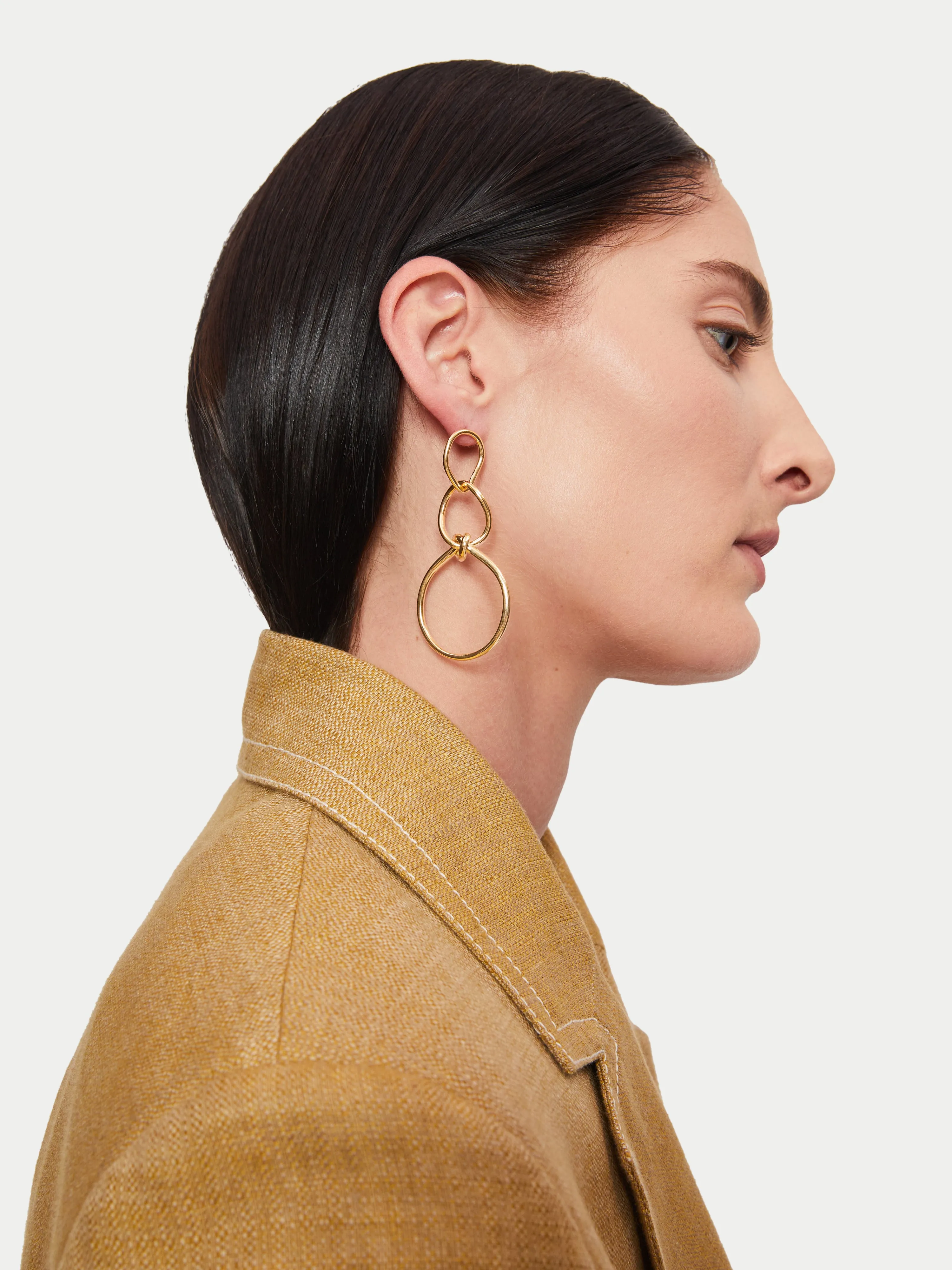 Fine Rope Twist Earring | Gold sold by Jigsaw product image thumbnail 3