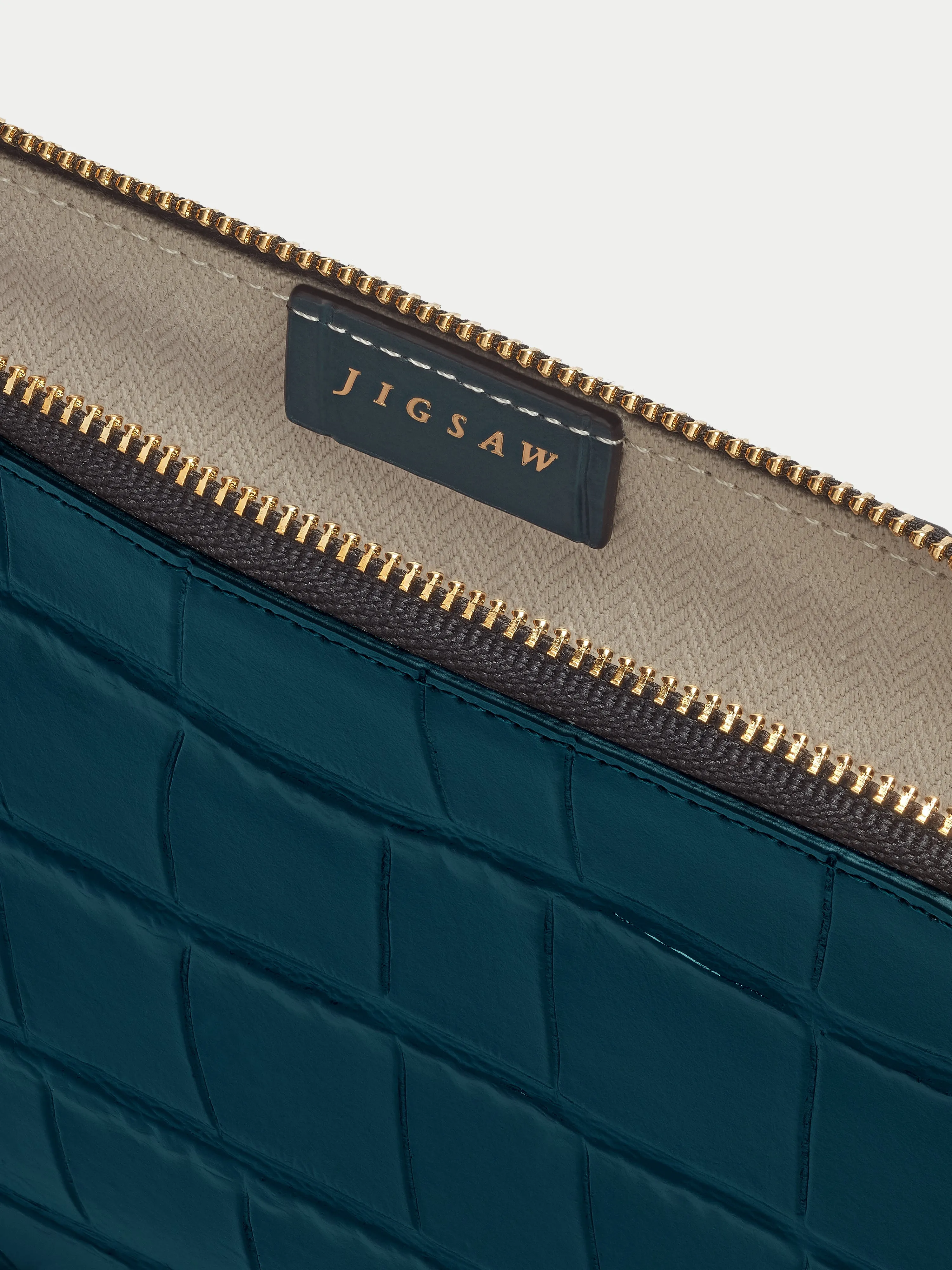 Sophia Rounded Pouch | Blue sold by Jigsaw product image thumbnail 4