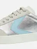 Portland Vintage Classic Trainer | Silver sold by Jigsaw