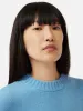 Button Detail Oversized Jumper | Blue sold by Jigsaw