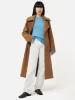 Button Detail Oversized Jumper | Blue sold by Jigsaw