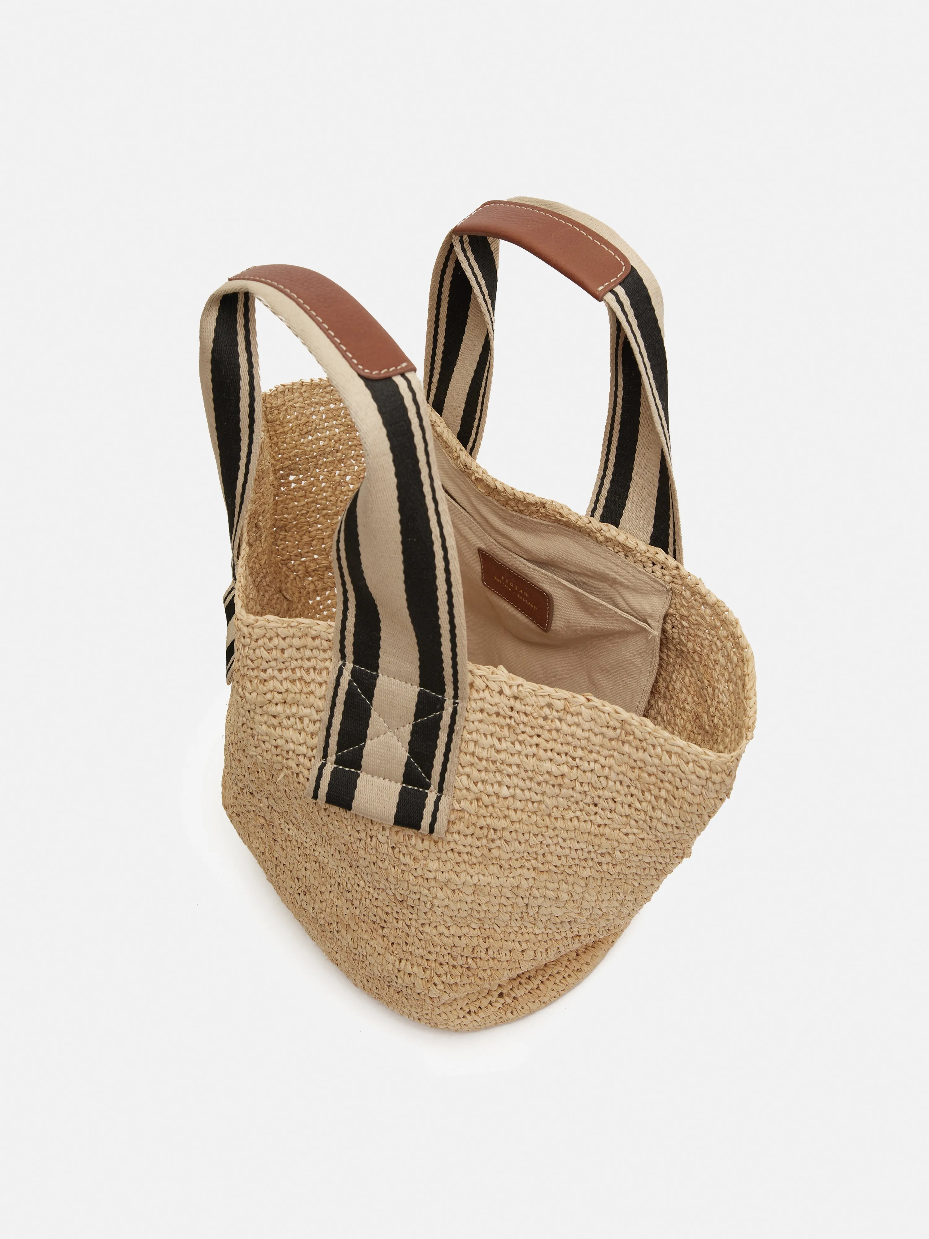 Soft Raffia Tote | Natural sold by Jigsaw product image thumbnail 4