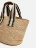 Soft Raffia Tote | Natural sold by Jigsaw