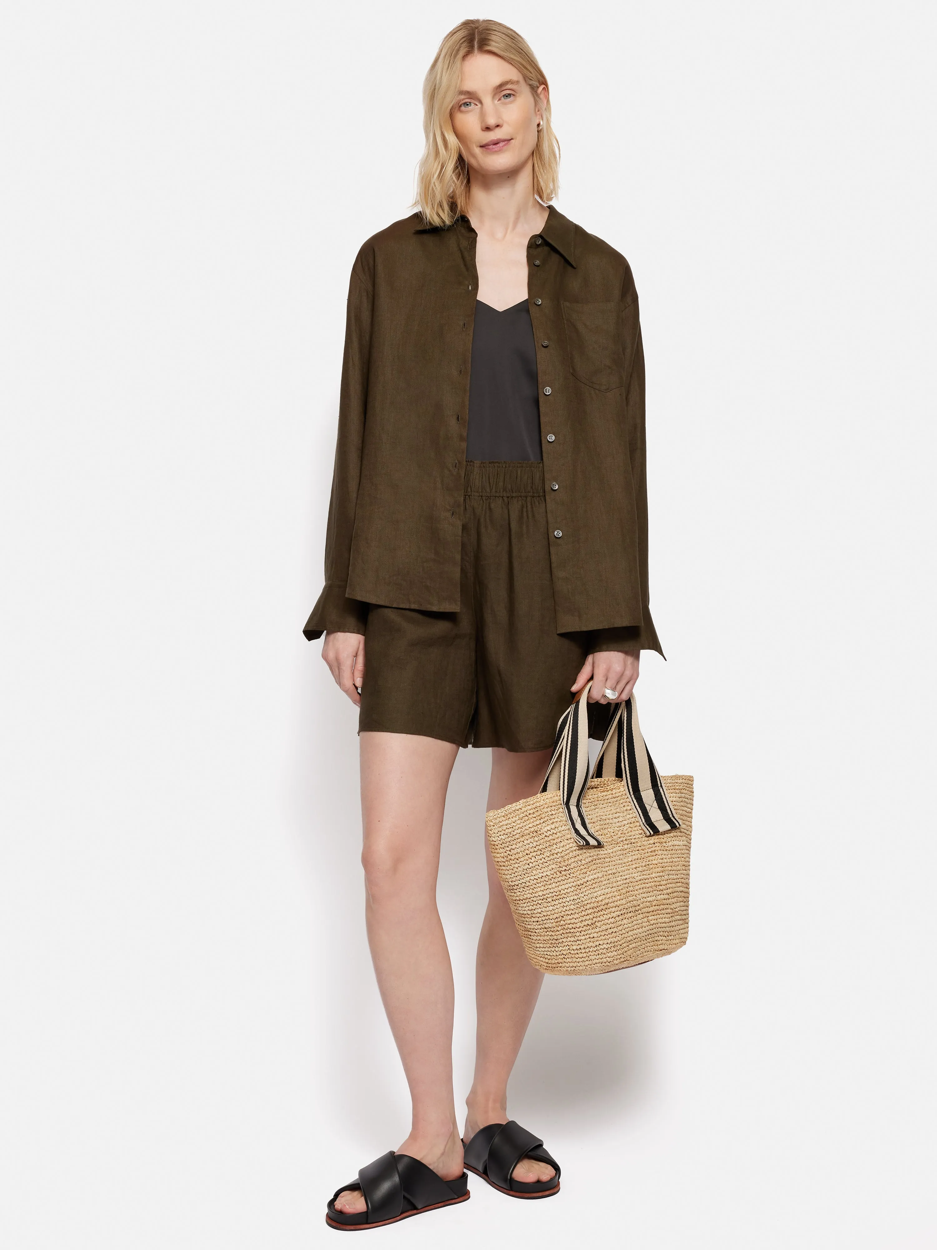 Soft Raffia Tote | Natural sold by Jigsaw product image thumbnail 2