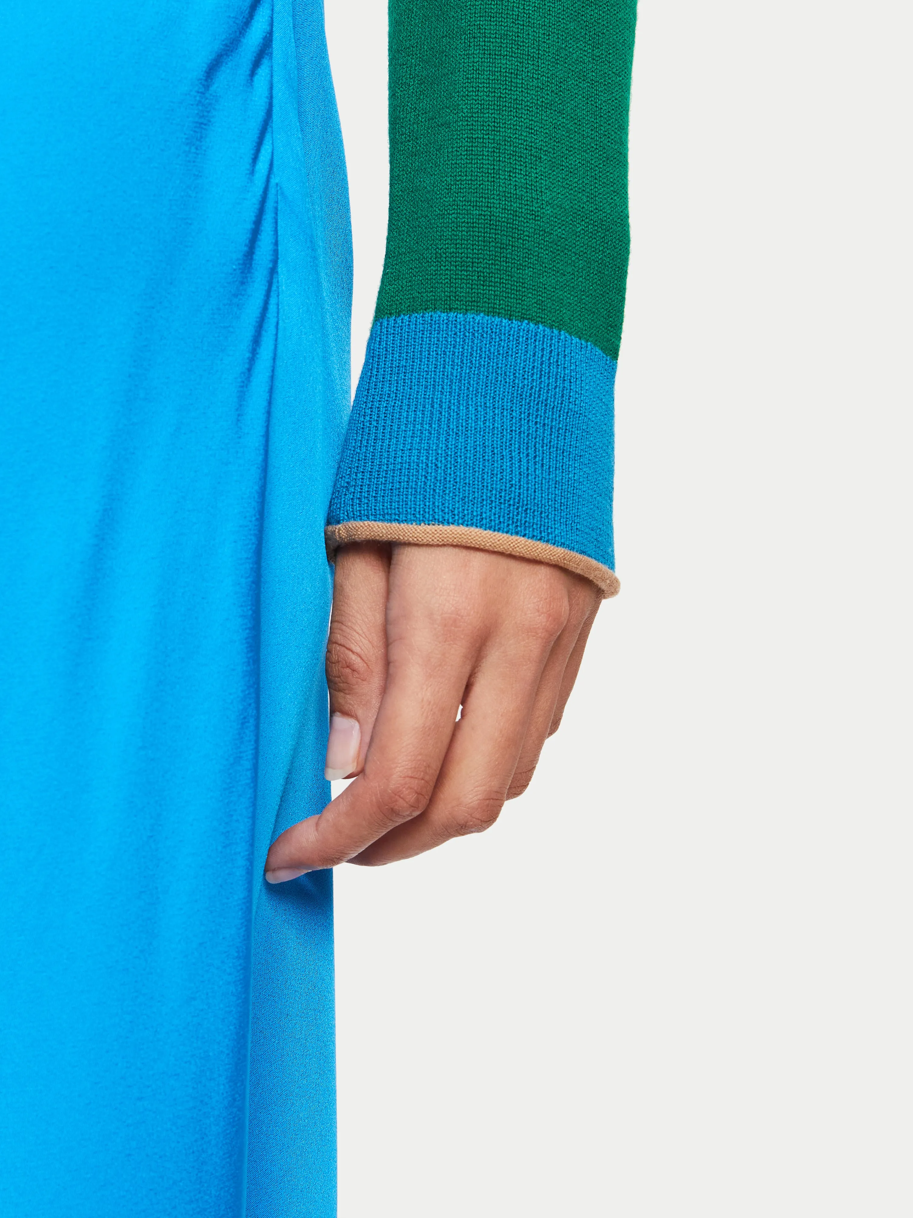 Merino V Neck Cardigan | Green sold by Jigsaw product image thumbnail 4