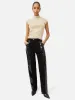 Silk Cotton Cap Sleeve Top | Cream sold by Jigsaw