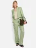 Irish Linen Twill Palazzo Trouser | Green sold by Jigsaw