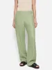 Irish Linen Twill Palazzo Trouser | Green sold by Jigsaw