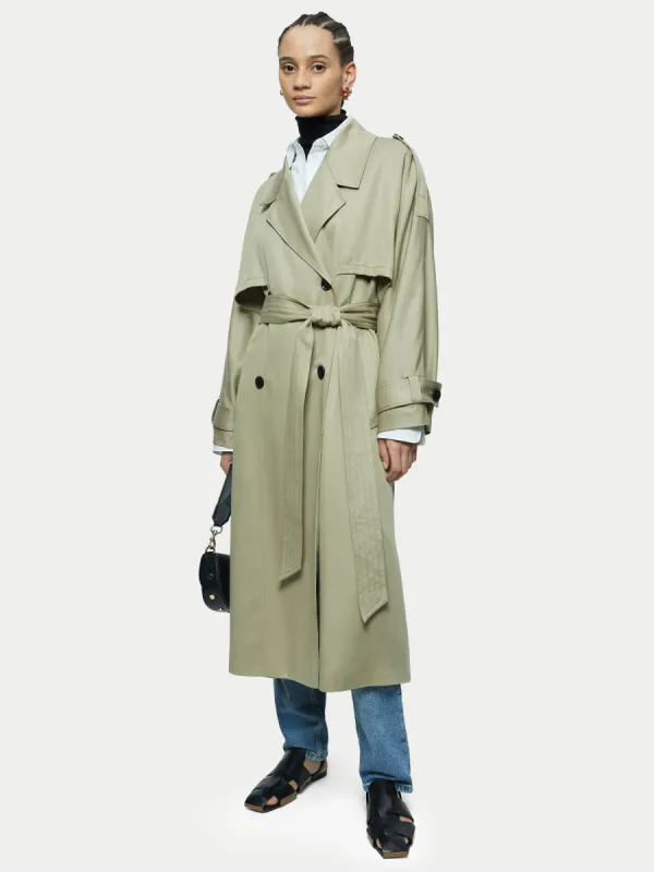 Camarin Trench | Cream sold by Jigsaw
