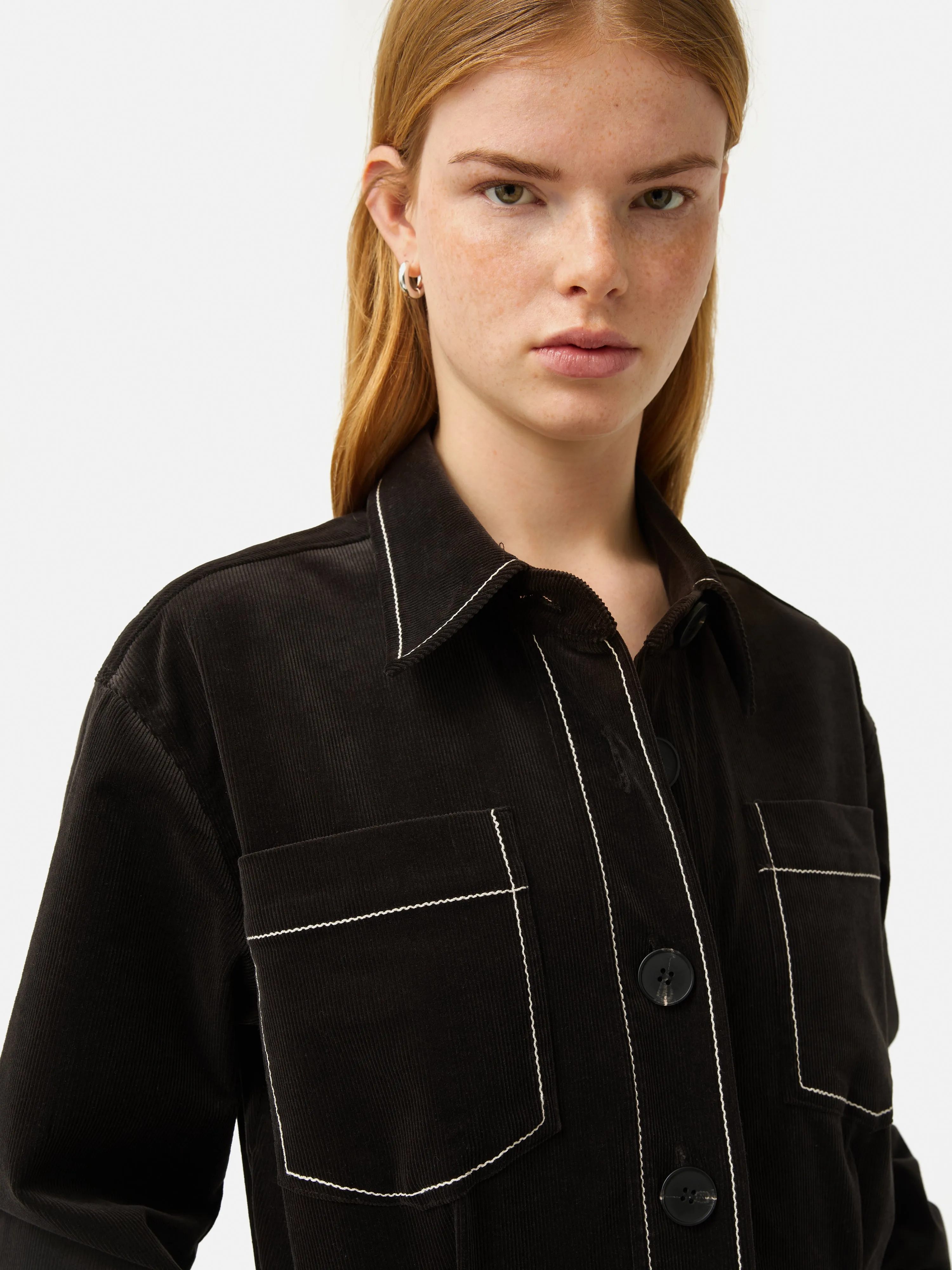 Cord Shirt Dress | Brown sold by Jigsaw product image thumbnail 2