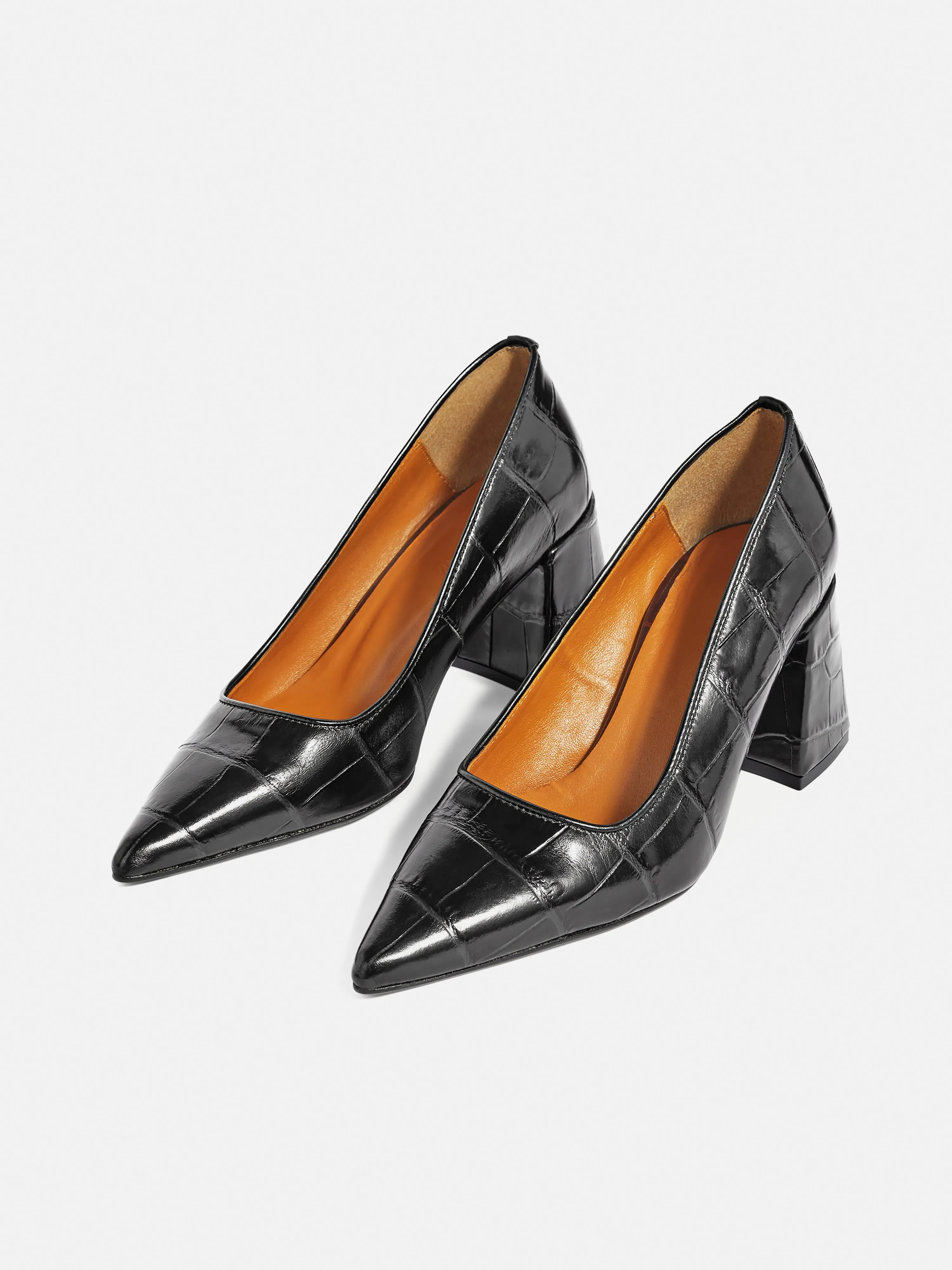 Isabel Croc Leather Shoe | Black sold by Jigsaw product image thumbnail 3