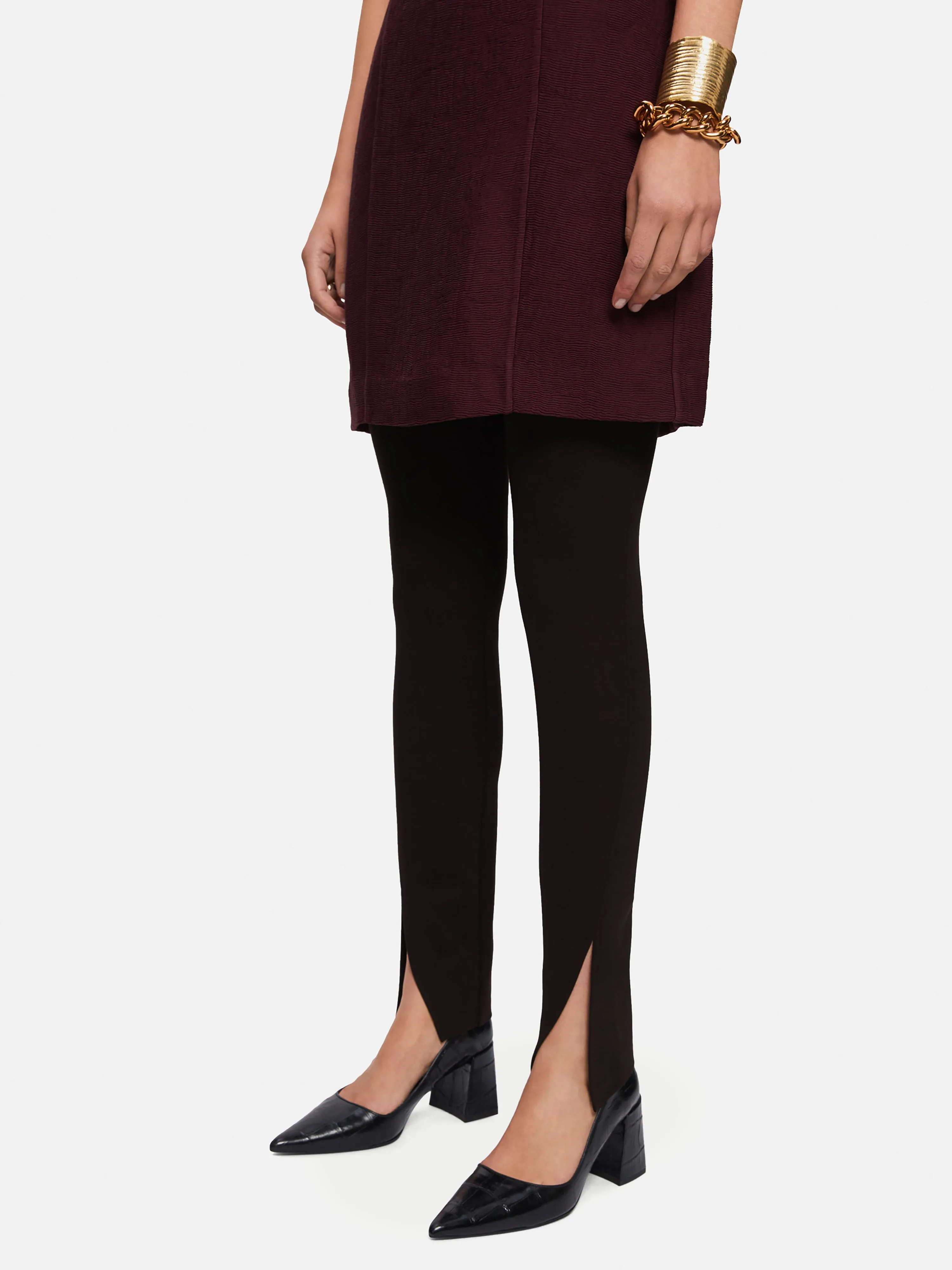 Isabel Croc Leather Shoe | Black sold by Jigsaw product image thumbnail 2