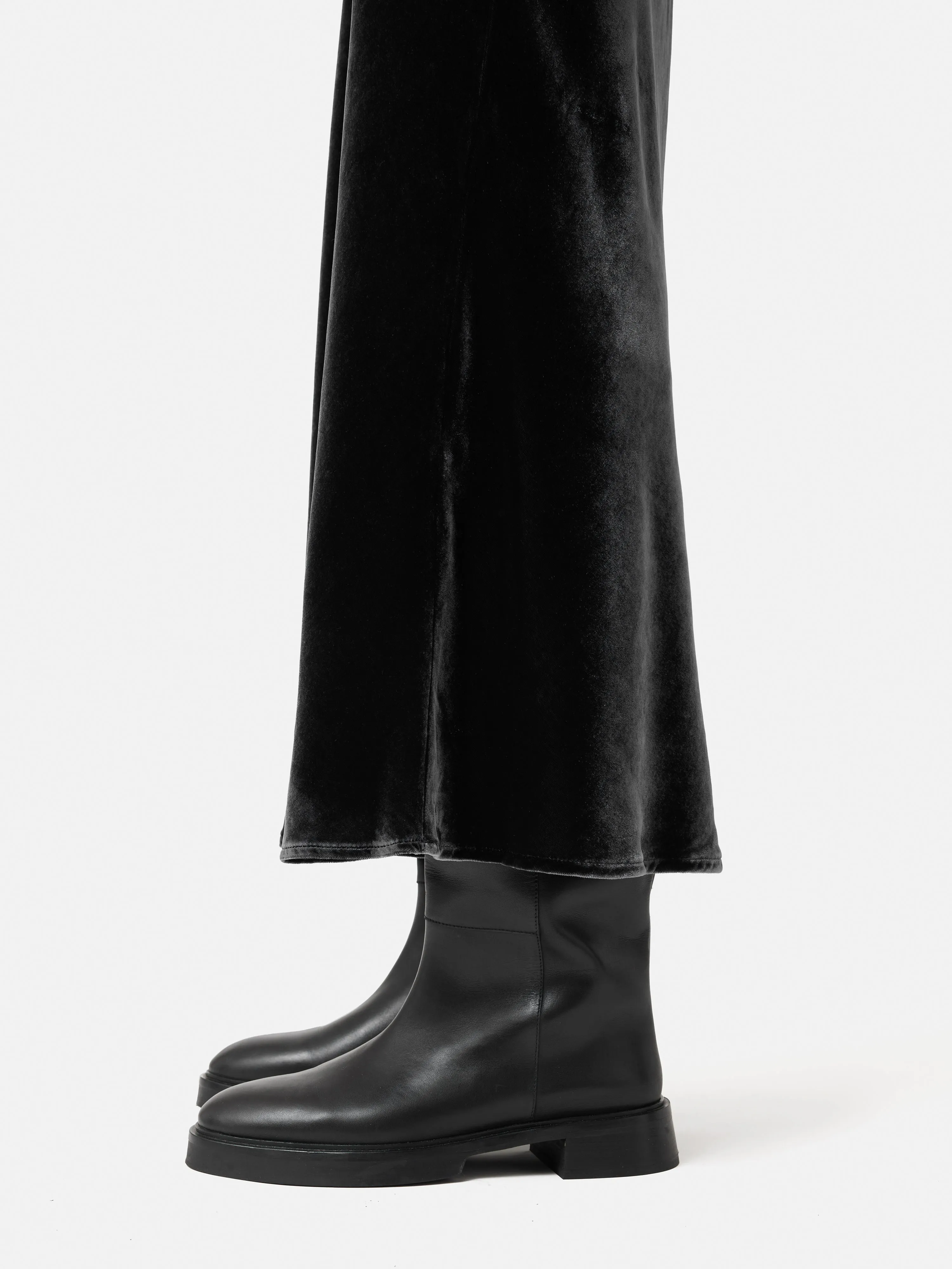 Velvet Maxi Skirt | Grey sold by Jigsaw product image thumbnail 3