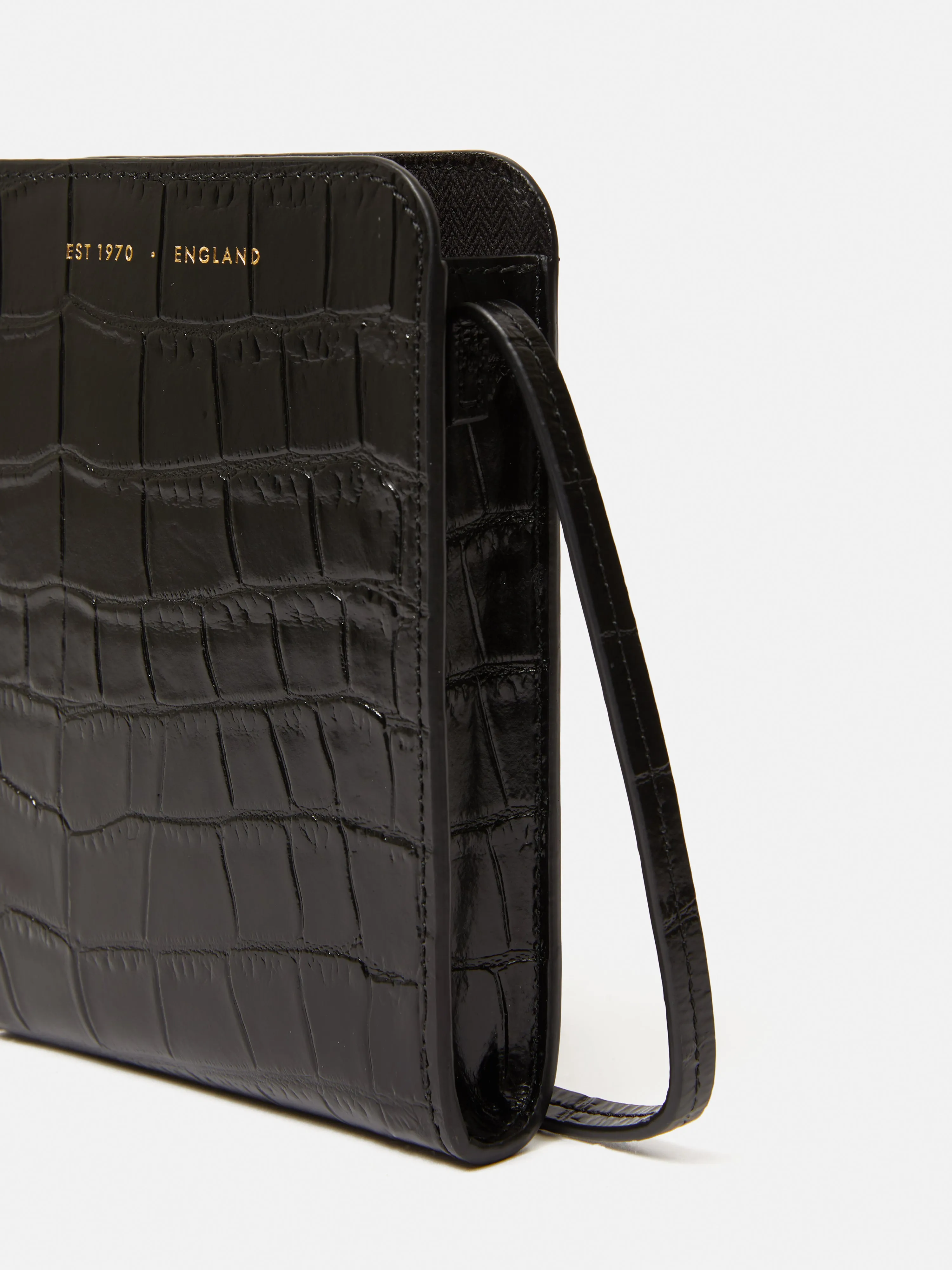 Leather Crossbody Phone Bag | Black sold by Jigsaw product image thumbnail 4