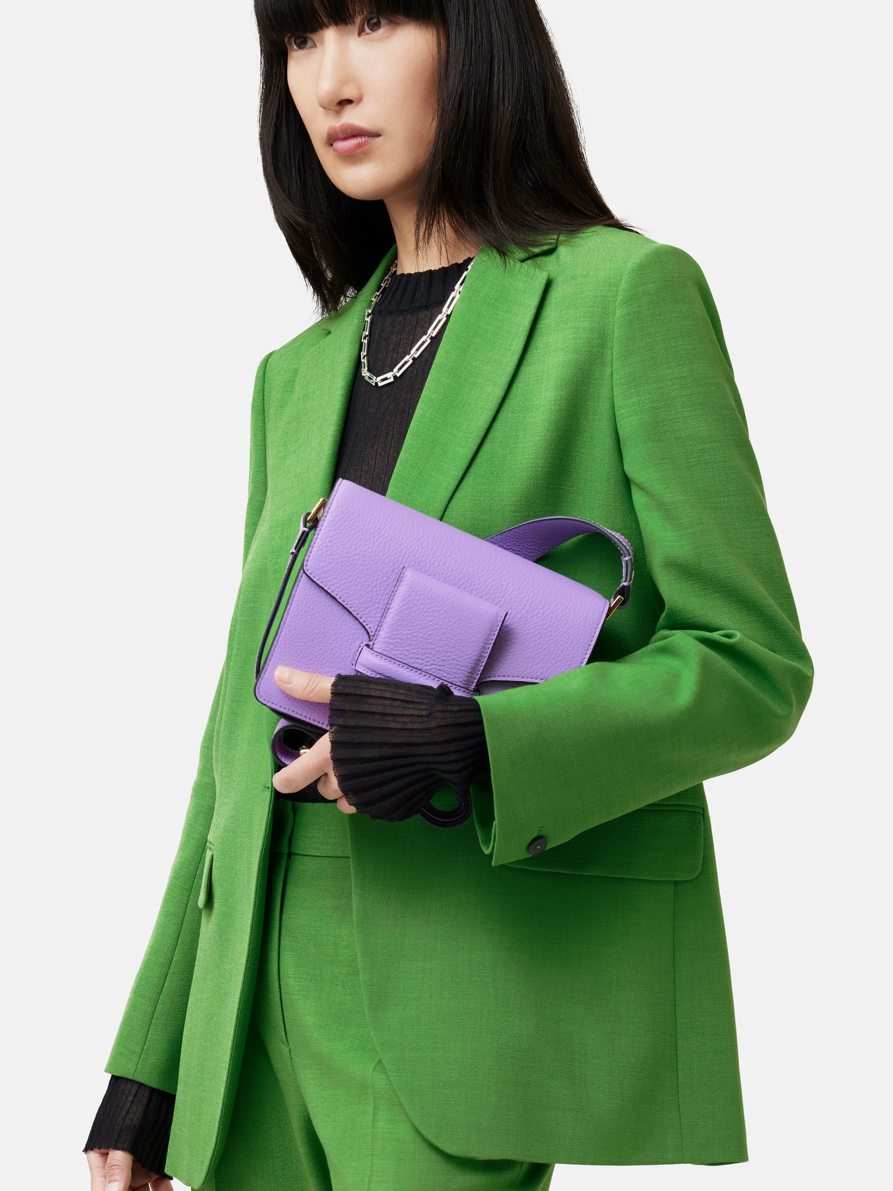 Crosshatch Knox Blazer | Green sold by Jigsaw product image thumbnail 5