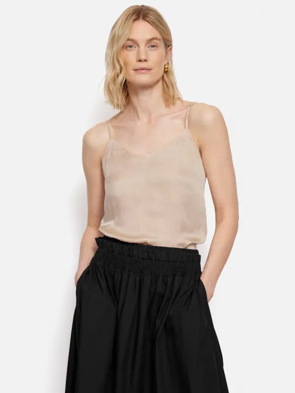 Recycled Satin Cami | Cream sold by Jigsaw