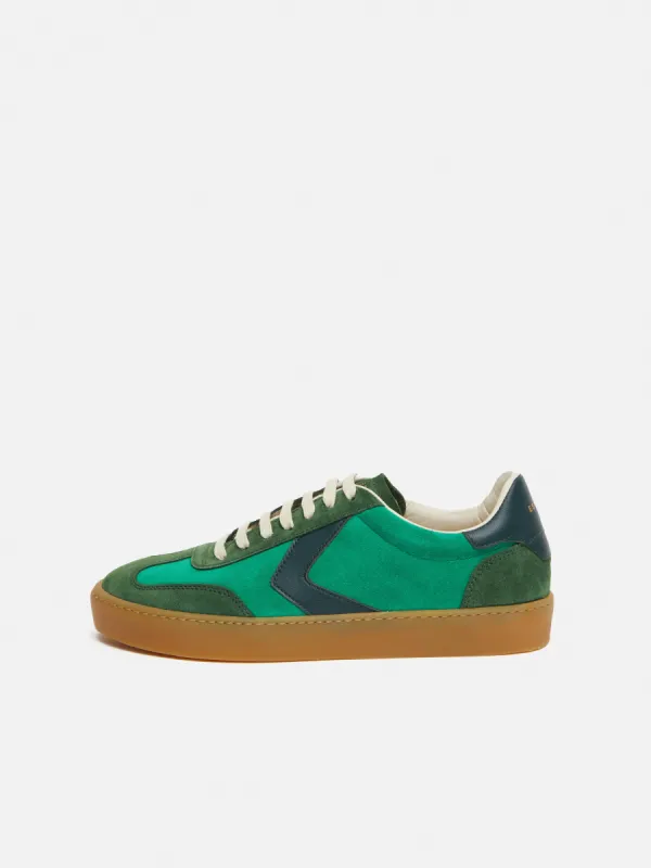 Portland Vintage Classic Trainer | Green sold by Jigsaw