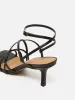 Sofia Heeled Sandal | Black sold by Jigsaw