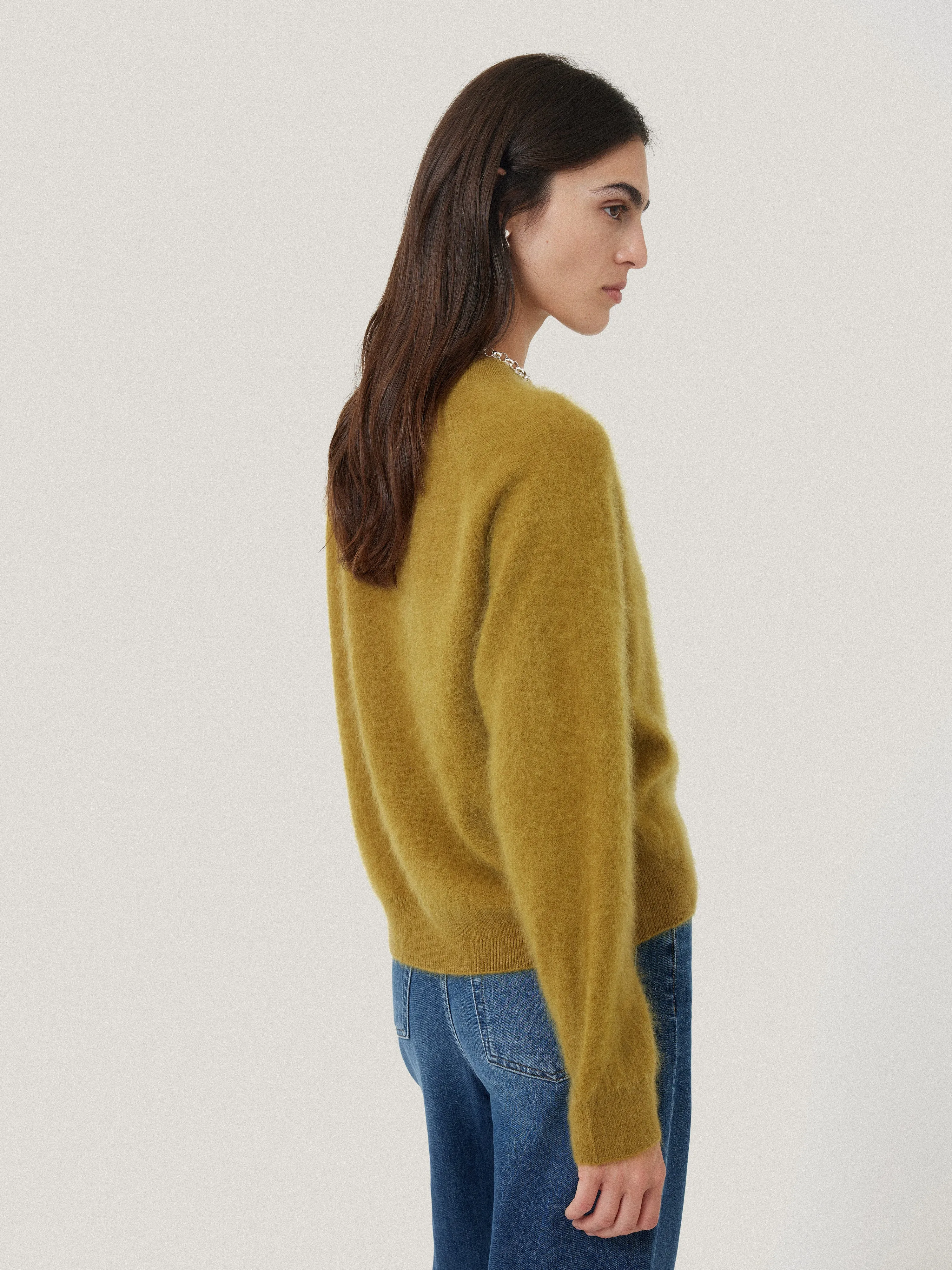Halo Cashmere Jumper | Green sold by Jigsaw product image thumbnail 4