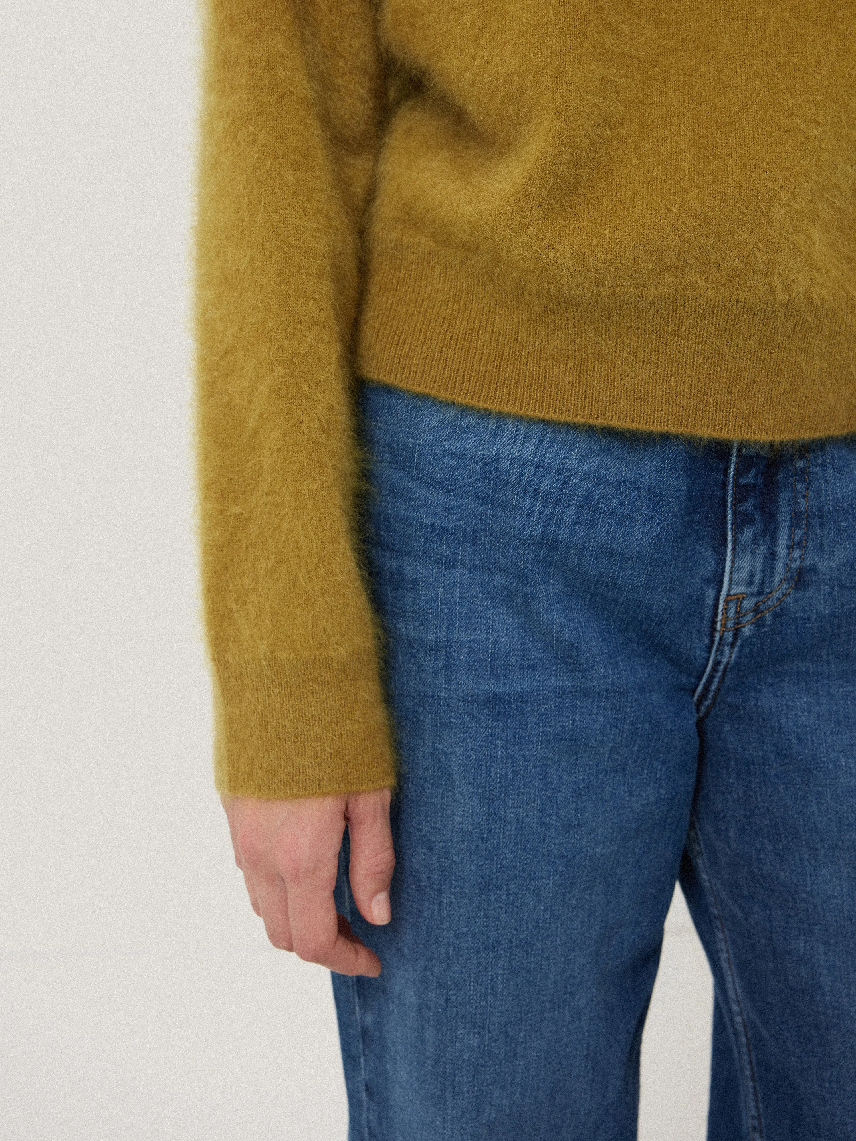 Halo Cashmere Jumper | Green sold by Jigsaw product image thumbnail 3