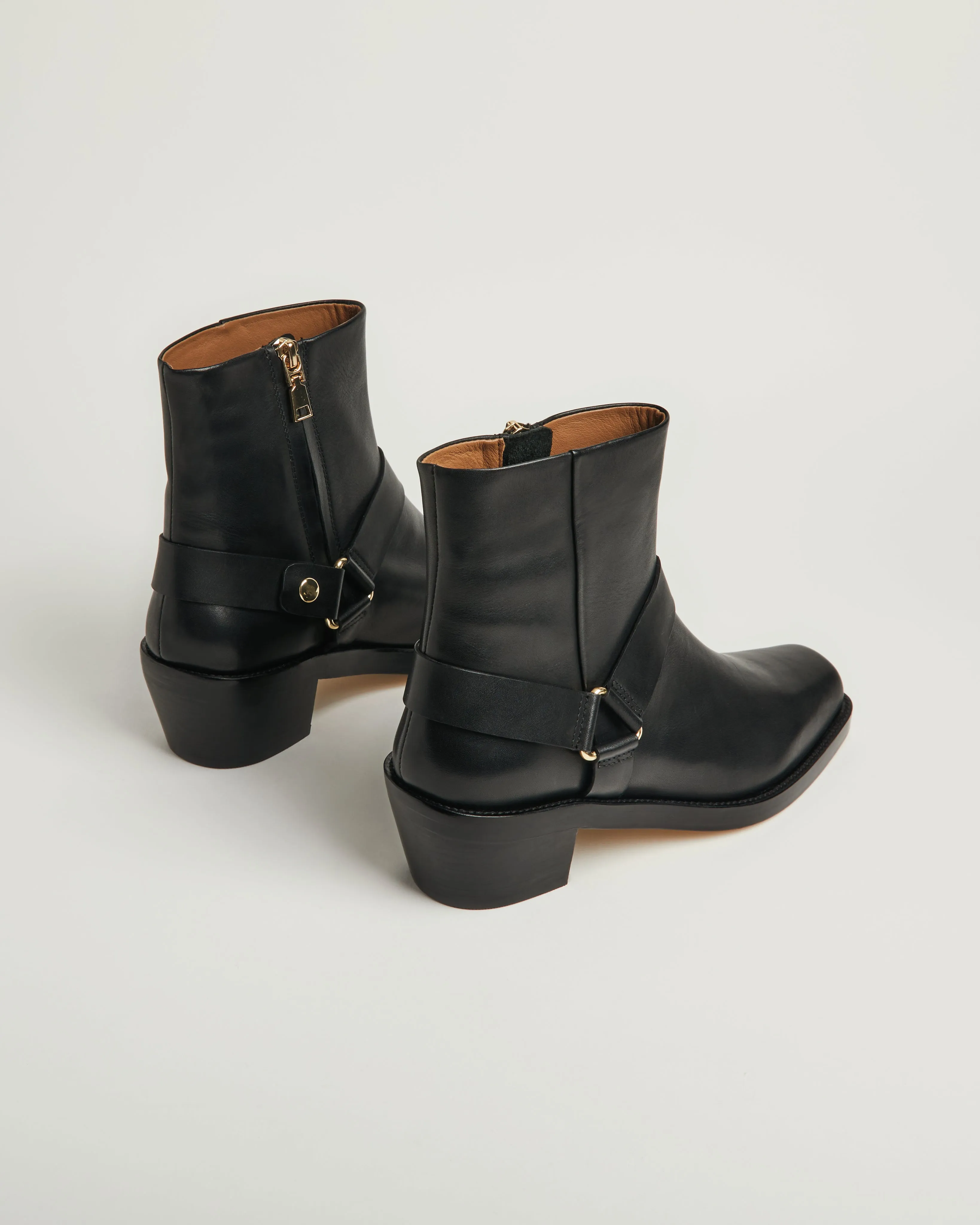 Cavalry Leather Biker Boot | Black sold by Jigsaw product image thumbnail 4