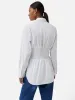 Cotton Smocked Waist Shirt | White sold by Jigsaw