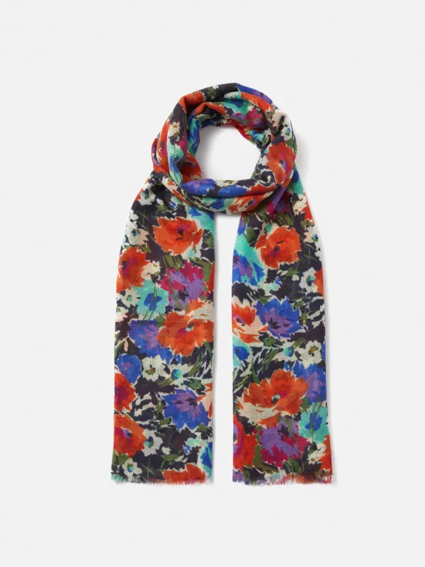 Abstract Meadow Gauze Scarf | Multi sold by Jigsaw