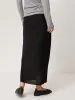 Soft Gauzy Knit Skirt | Black sold by Jigsaw