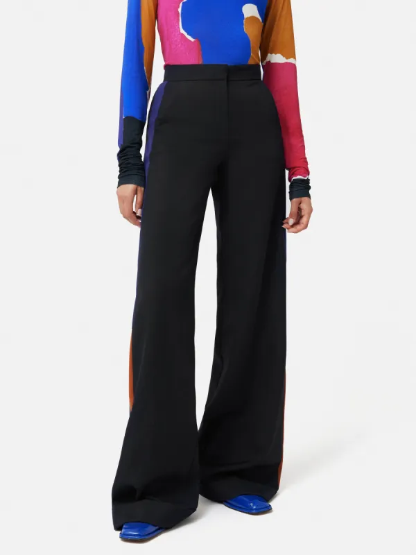 ROKSANDA Tailored Trouser | Navy sold by Jigsaw