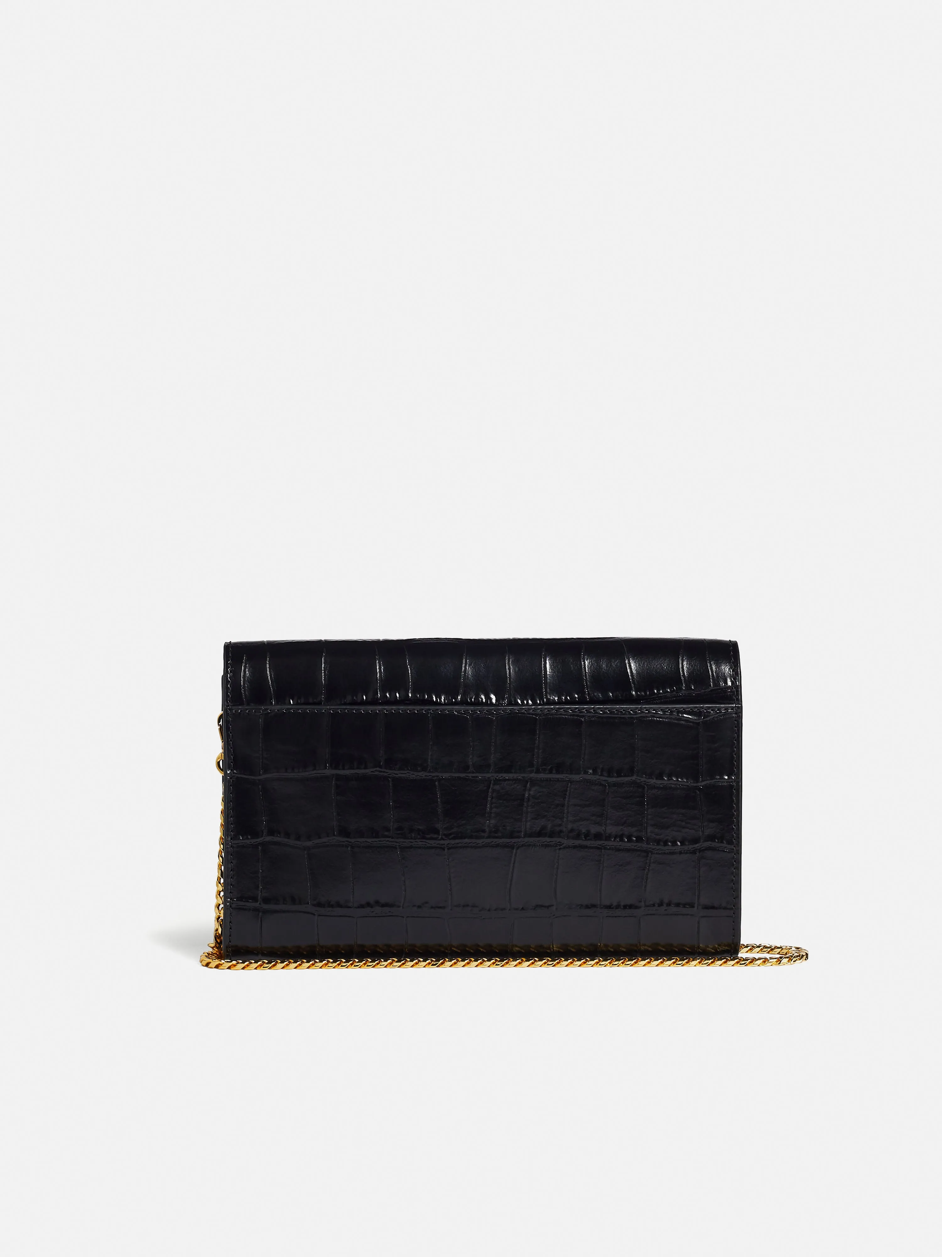 Megan Croc Leather Crossbody | Black sold by Jigsaw product image thumbnail 5