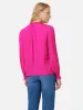 Recycled Satin Long Sleeve Top | Pink sold by Jigsaw